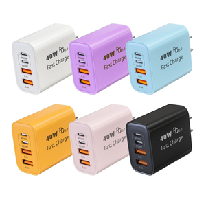 Adaptador USB <span class=keywords><strong>C</strong></span> de 40W con Cuatro Puertos y Carga Rápida PD, Ecológico, Resistente al Fuego, para Oficina Profesional y Vida Sostenible - Product Image 3