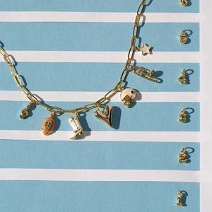 Nouveau Collier Pendentif Sportif DIY Numérique 0-9 (Basketball, Football) en Or 18K pour l'Europe et les États-Unis, avec Option de Perçage Nasal - Product Image 2