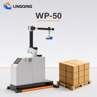 Robot de palettisation automatique WP-50, cobot, palettiseur collaboratif, 3,5 kW, IP54, machine de superposition de sacs et de boîtes lourds pour entrepôt