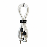 Câble audio professionnel OEM RH-I024 TS pour guitare, mâle-mâle, blindé en spirale, gaine en PVC, conducteur en cuivre sans oxygène, câble en tweed
