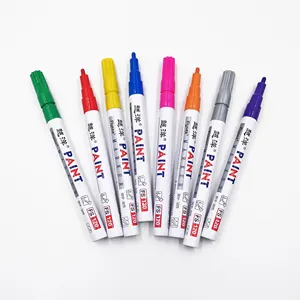 Oversea Waterproof Permanent Correction Paint Pen Metallic Oil Based Rubber Automotive Car Tire Wood Metal Glass Marker