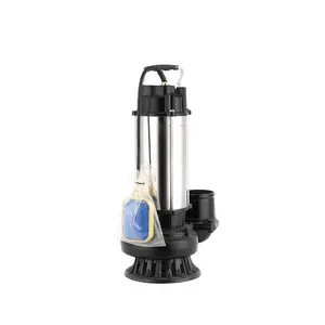 High Power Stainless Steel 4-Inch Submersible Sewage Cutting Pumps for Dirty Water 220V Power Low Pressure 4-Type Outlet Size