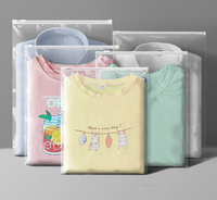Vente en gros de sacs en plastique à fermeture éclair pour vêtements cosmétiques