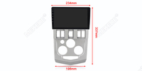 MEKEDE RE11 Autoradio Android Qualcomm QLED 9 pouces pour Renault L90 2004-2009 Écran tactile Kit cadre couleur argent Faisceau Canbus