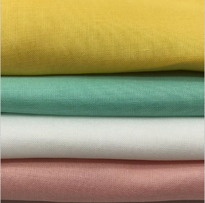 100% Rayon challie dệt vải cô gái mùa hè váy đồng bằng nhuộm Oeko-tex chứng nhận Trọng lượng nhẹ 60x60 90x88 - Product Image 1