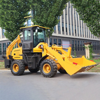 Mesin penggali Backhoe traktor pertanian retro Mini 4x4 Backhoe mesin Diesel CE Epa baru
