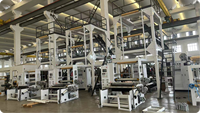Machine de laminage multicouche électrique contrôlée par PLC Mitsubishi avec interface HMI pour film d'emballage alimentaire en plastique