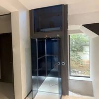 Akıllı Kontrol Alüminyum Profil Çift Vidalı Sistem 3 Katlı 400kg Taşıma Kapasiteli Konut Asansörü Ultra Sessiz Çalışan Modern