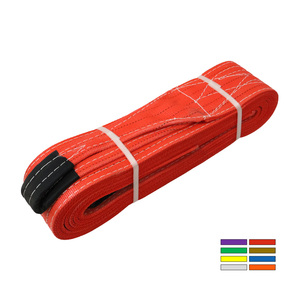 공장 도매 가격 1t-15t 끝없는 플랫 리프팅 벨트 웨빙 슬링 리프팅 벨트 플랫 짠 웨빙 슬링 지원 맞춤형 - Product Image 5