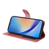 Étui portefeuille à rabat en cuir PU pour Samsung A35 A55 5G, avec emplacement pour cartes, pour hommes, femmes et filles