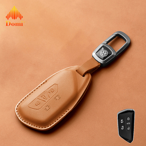 Funda de Cuero para Llaves de Coche DM para Volkswagen VW Golf 8 MK8 ID.3 ID.4 para Skoda Octavia A8 Seat <span class=keywords><strong>Cupra</strong></span> Formentor <span class=keywords><strong>Leon</strong></span> MK4 Tarraco 2020 - Product Image 4