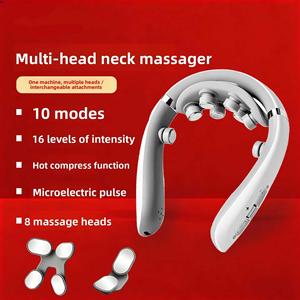 Masseur cervical en gros Bluetooth multi-modes à impulsions basse fréquence, appareil intelligent de soin du cou modèle F12 - Product Image 5