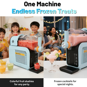 Machine à slush portable OEM YX1801, machine à slush automatique pour usage domestique, 200W, capacité de 1,8L, machine à boissons glacées - Product Image 5