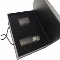 Cajas Rígidas para Empaque de Velas con Espuma Negra, Caja de Regalo de Madera Hecha a Mano Personalizada de Lujo para Vino, Cartón