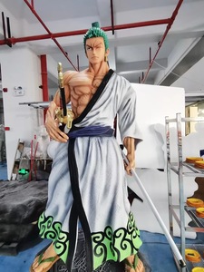 Precio de fábrica tamaño real Japón Anime <span class=keywords><strong>figura</strong></span> una pieza nuevo estilo <span class=keywords><strong>figura</strong></span> tamaño real Zoro Mihok Luffy estatua una pieza estatua de resina - Product Image 4