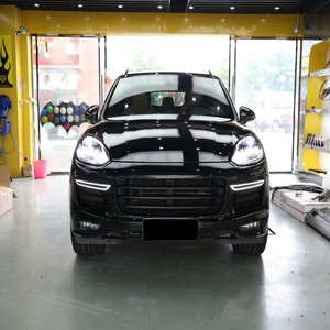 Kit carrosserie authentique pour <span class=keywords><strong>Porsche</strong></span> <span class=keywords><strong>Cayenne</strong></span> 958.2 2015-2017, mise à niveau vers Turbo+GTS, accessoires <span class=keywords><strong>de</strong></span> voiture, pare-chocs avant, passages <span class=keywords><strong>de</strong></span> roues - Product Image 5