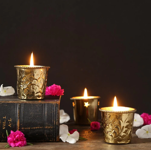 Hot Selling Best Quality Handmade Metal Glass Wax Filled Candle <b>Jars</b> for Home and Garden <b>Decoration</b> - Product Image 6