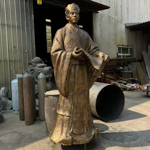 Özel antik çin bronz bahçe heykelleri açık pirinç heykel özel bronz antifinish bitirmek - Product Image 2