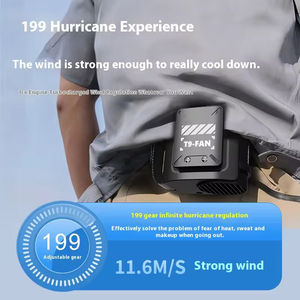 Ventilateur portable à clipser sur la ceinture, rechargeable par USB, mains libres, pour sports de plein air, en plastique électrique - Product Image 5