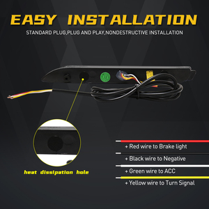 Usine directe voiture accessoire pare-chocs arrière réflecteur lumière pour Toyota RAV4 2019 2020 2021 clignotant feu <span class=keywords><strong>stop</strong></span> - Product Image 5