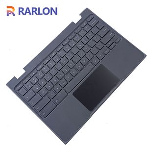 Original new for Lenovo Chromebook 100E 1st gen palmrest upper case <b>with</b> <b>keyboard</b> & <b>touchpad</b> 5CB0R07036 - Product Image 3