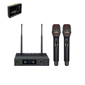Micrófonos Inalámbricos de Dos Canales <span class=keywords><strong>LG</strong></span>-780DSP con Función de Supresión de Retroalimentación, Micrófono Inalámbrico UHF para <span class=keywords><strong>Karaoke</strong></span> en Casa - Product Image 1
