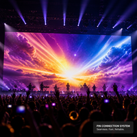 Sewa Layar LED Panggung Konser Video Wall IP65 OEM Acara Luar Ruangan/Dalam Ruangan Pertunjukan Langsung Aula Pameran Toko Ritel