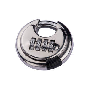 संयोजन 4-बिट 201 # डिस्क ताला भारी सुरक्षा पैड लॉक विरोधी चोरी स्टेनलेस स्टील 70mm डिस्क ताला - Product Image 4