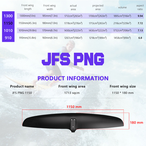 โรงงาน OEM/ODM ผลิตบอร์ดไฮโดรฟอยล์รุ่นใหม่ Axis Series PNG 1150 คาร์บอนไฟเบอร์ สำหรับฟอยล์หน้า วิงฟอยล์ ซัพเซิร์ฟ ปั๊มไกลด์ JFS - Product Image 3