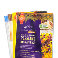 High Barrier Instant Seasoned Pre-blended Rice Meal Kit Meat Sausage Empty Stand up Bags for Transparent PET PE Retort Pouch