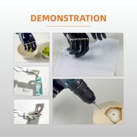 Main robotique agilisée ZBDynamiX 184 mm ZDH-6D-184-N pour la manipulation robotique humanoïde et la formation en simulation