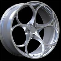 Jantes en alliage d'aluminium forgé chromé de 18 pouces Performance Modular, neuves pour voiture