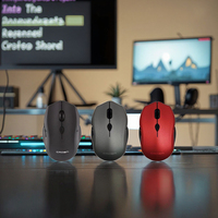 Souris sans fil Crown Black CMM-239W 2.4G, bureau, jeu, double mode, plug and play, OEM/ODM, adaptée aux ordinateurs de bureau et aux ordinateurs portables