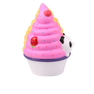 Panda Ice Cream <b>Squishy</b> Toy PU Material Slow Rising Fidget Toy for Kids 5-7 Years Unisex Gift - Product Image 4