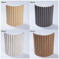 Panneaux acoustiques modernes en MDF souple et flexible, type tambour, pour chambre, appartement ou hôpital, meubles
