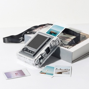 Étui pour appareil photo Lerp&Camera pour <span class=keywords><strong>Instax</strong></span> <span class=keywords><strong>Mini</strong></span> <span class=keywords><strong>EVO</strong></span>, coque de protection transparente en plastique cristal, anti-collision, anti-chute, étui de voyage - Product Image 3