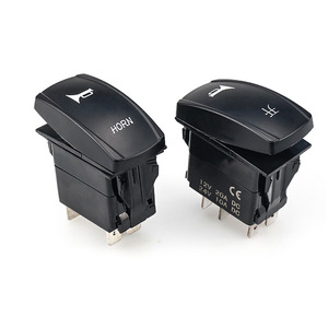 Horn <b>Switch</b> <b>12V</b> 20A DC 24V 10A DC Boat Shape For Car RV Yacht Bus Conversion - Product Image 3