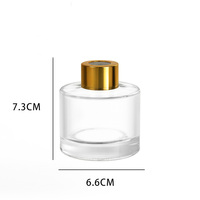 Ventes directes auprès des fabricants Bouteille d'aromathérapie en verre transparent de grande capacité Bouteille de diffuseur de parfum
