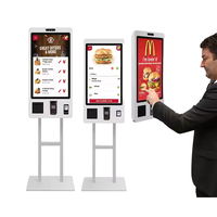 Wall Mount or Stand Restaurant Payment Kiosk Touch Screen Self Ordering Kiosk Bill Payment Food Order Terminal Ordering Machine