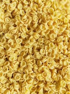 Fabrieksverkoop van wegwerpbaar 100% puur latex gele vingerhoezen voor cleanrooms, beschermende vingerhoezen - Product Image 2