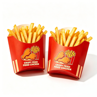 Seau à poulet frit écologique, compostable, biodégradable, sans plastique, jetable, vente en gros, emballage pour poulet