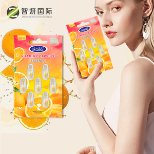 Private Label 7-Piece Vegan &amp; Organic Whitening Serum <strong>Capsule</strong> Skin Care Brightening <strong>Vitamin</strong> <strong>C</strong> <strong>Capsule</strong> Serum <strong>for</strong> <strong>Face</strong> - Product Image 2