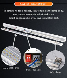 Free Sample 4ft <b>LED</b> <b>Tube</b> Light 3000K 4000K 5000K 1200mm Linear Light 20W 28W 34W 40W Indoor Lighting Category <b>LED</b> Batten - Product Image 3