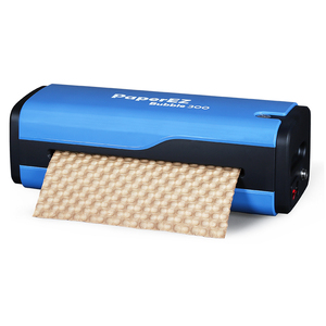 เครื่องทำกระดาษกันกระแทก PaperEZ PZB-300 100-240V เครื่องทำกระดาษบับเบิ้ลขนาดกะทัดรัด ความเร็วสูง 9 เมตร/นาที โซลูชั่นบรรจุภัณฑ์ที่เป็นมิตรต่อสิ่งแวดล้อม - Product Image 1