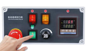 Machine de scellage thermique électrique horizontale automatique continue pour l'emballage de cartons chimiques en papier - Product Image 4