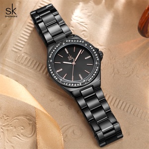 Shengke Top Luxury Ladies Relojes Estilos de moda Relojes de pulsera de cuarzo para <span class=keywords><strong>mujer</strong></span> Diseño original <span class=keywords><strong>Mujer</strong></span> Mejores <span class=keywords><strong>regalos</strong></span> Reloj - Product Image 5