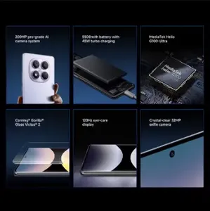 Version globale Xiaomi <span class=keywords><strong>Redmi</strong></span> Note 14 Pro <span class=keywords><strong>4G</strong></span> Smartphone 256GB / 512GB ROM MediaTek Helio G100-Ultra 200MP 45W - Product Image 5