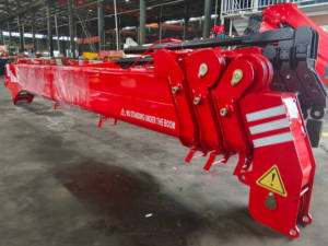 Grúas Telescópicas Hidráulicas de Acero Shenbai <span class=keywords><strong>HG700</strong></span> de 8, 10 y 12 Toneladas, Grúas Telescópicas Rígidas Profesionales para Camiones - Product Image 2