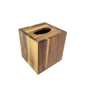 Wooden tissue box desktop draw bottom wooden box creative multi-functional home office restaurant tissue box
