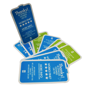 Khá Sang Trọng Không Thấm Nước Bóng Mua Email Thẻ Quà Tặng Cảm Ơn Bạn Thẻ Cho Doanh Nghiệp Nhỏ Tùy Chỉnh Bù Đắp Giấy In Ấn - Product Image 5